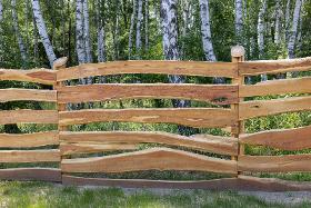 Wooden fences