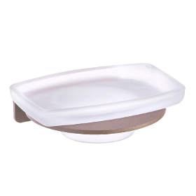 Neva Cappuchino Sqaure Soap Dish