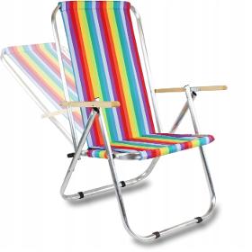 Lounger / beach chair rainbow 150 kg