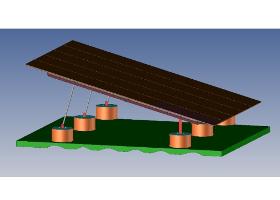 SOLAR PANEL CONCRETE BASE  