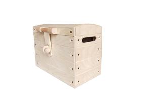 Raw Plywood Pirate Chest 