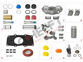 Caliper Repair Set (Left)