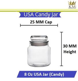 Candy Glass Jar