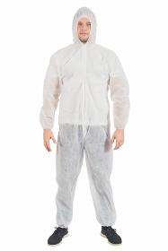 PROTECTIVE COVERALL LAMINATED NON WOVEN