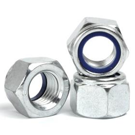 M24 - 24mm Nyloc Nuts Nylon Insert Nuts Type P Bright Zinc P