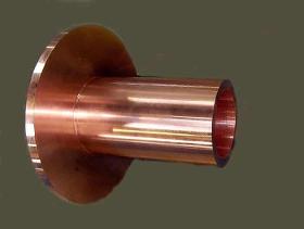 Continuous casting moulds in copper alloys