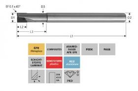 Milling Tools: for GFK/CFK
