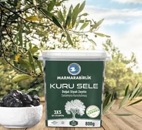 MARMARA BIRLIK Black Olives Kuru Sele 3XS 400 g