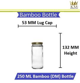 Bamboo Glass Jar