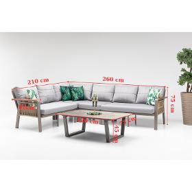 Gowoll Artemis Plus Table Garden Lounge Set Premium