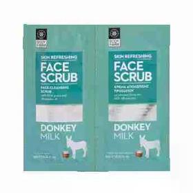 Donkey milk facial scrub 24 pcs - with counter display