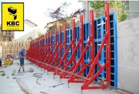 Strutting farm: modular formwork