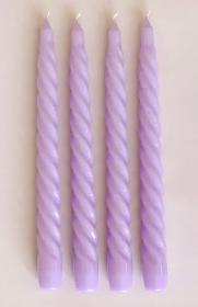 Taper candles Blossom - lavender