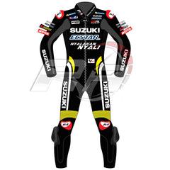 Andrea Iannone Suzuki MotoGP Black Leather Suit 2018