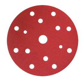 Abrasive red-paper-Ø150mm 15 holes P400 100p.