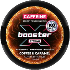 X-Booster Coffee & Caramel energy pouches