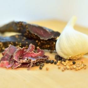 Garlic biltong