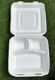 Full Meal Hinged  Containers with Ribs