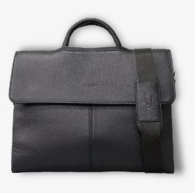 LEATHER LAPTOP BRIEFCASE SHOULDER MESSENGER BAG