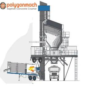 Mobile Hot Mix Batch Type Asphalt Plants