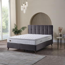 Armis Maxsleep box spring bed 160x200 mattress H4 topper