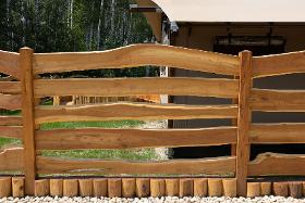 Wooden fences