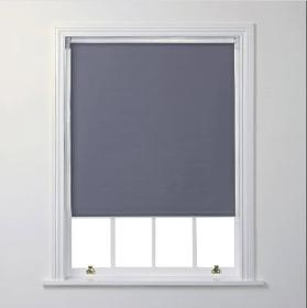 Blackout Roller Blind 6ft - Charcoal