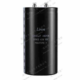 Liron LPS extra high voltage screw terminal aluminum electrolytic capacitor