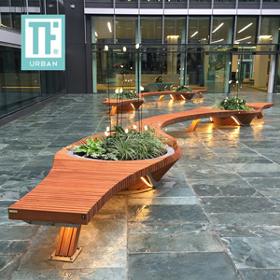 Urban Bench with planter box