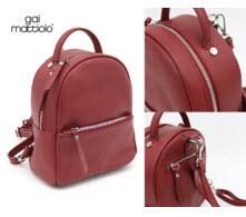 Gai Mattiolo Made in Italy Leather Backpack for Women (MJ0087)