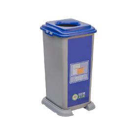 70 LT Plastic Zero Waste Recycling Bin Paper Waste