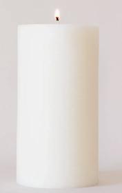 Pillar candle Rustic - off-white (large)