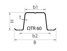 Omega Sections / Ω formed Profiles - Ω TR 60