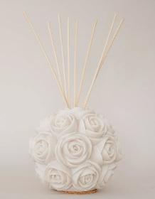 Sticks diffuser Roses - white