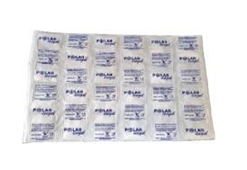 100 sheets of 24 reusable Polar Icegel refrigerated transport ice packs.