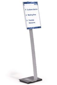 Floor infostand INFO SIGN STAND A3, DURABLE