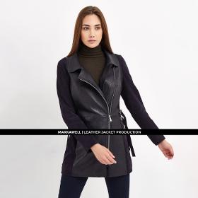 MONA ASYMMETRIC ZIPPER JACKET