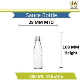 Glass Sauce Bottle