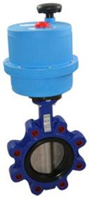 Electrically Actuated Butterfly Valve