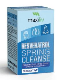 MAXILIV RESVERATROL SPRING CLEANSE