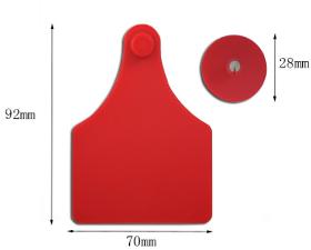 92x70mm Cow /Cattle TPU ear tag 