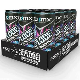 Sci-Mx X-Plode Pre-Workout Cans