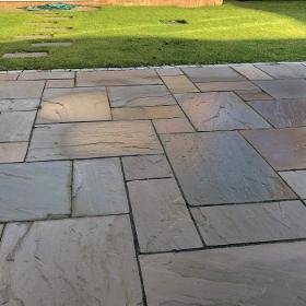 Raj Green Sandstone Paving