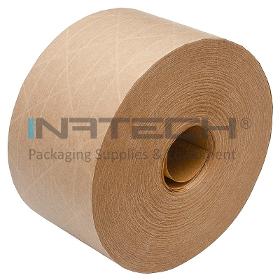 Wettable Adhesive Tape From Kraft Paper, Cross Reinforcement, 150 mx 60 mm