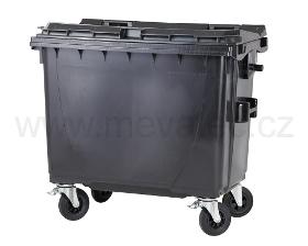 Plastic container 660 flatid black