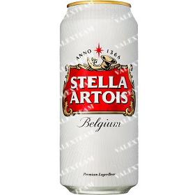 Stella Artois Light 5.2% 0.5L can