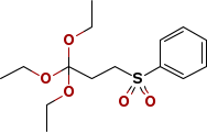 Triethyl 3-phenylsulfonylorthopropionate