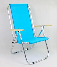 Lounger / beach chair mesh turquoise 150 kg