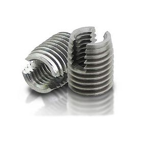 Stainless steel Self-tapping inserts with tapping grooves