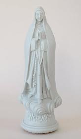 Decorative and aromatic piece Our Lady of Fátima - blue